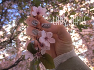 Lady Nails. Diseño de uñas: flor del almendro