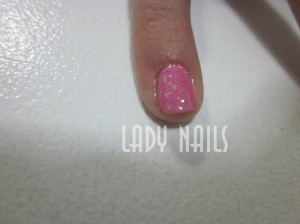 Lady Nails: diseño de uñas osito rosa